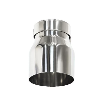 Suitable for Bmw M235I M240I F20 F21 M135I M140I 60mm Exhaust Pipe Tail Throat Tail Tip (Exhaust pipe) - silver