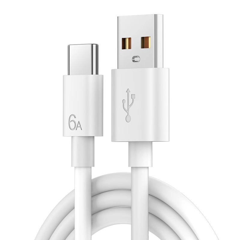 Type-c シングルヘッドデータケーブルフラッシュ充電 6A ケーブル type-c Huawei 社の携帯電話充電ケーブルに適した高速充電ギフトボックス|undefined