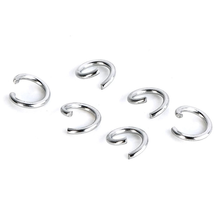 Stainless steel open ring O ring circle connection ring multi-specification multi-color DIY jewelry accessories