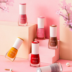 New water-based no-bake, long-lasting and quick-drying peelable children's glitter colored nail polish cross-border nail polish