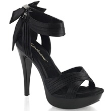 M 21952 Sexy Black Peep Toe Platform Heels ��ɫ�~��߸�Ь