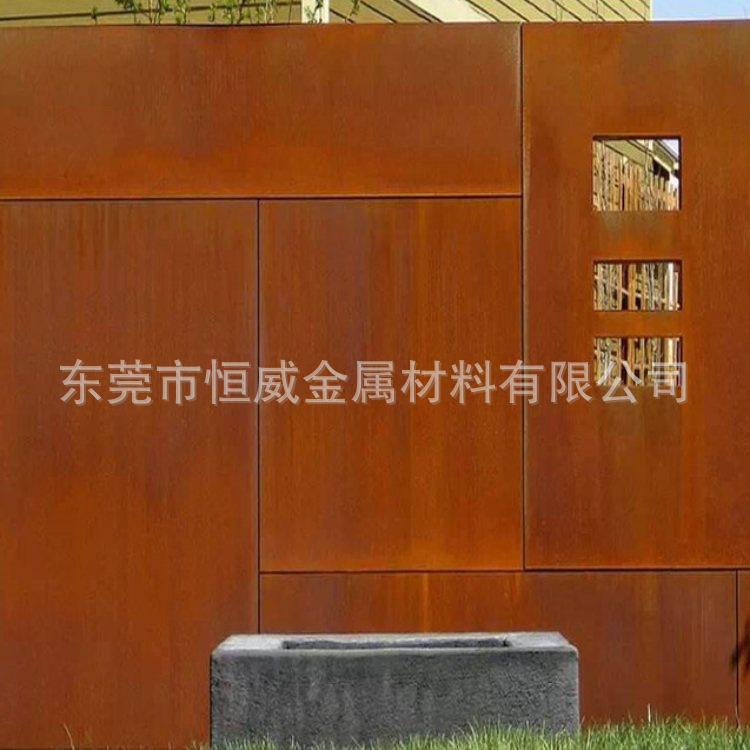 厂家供应S355J2W高性能耐候钢耐腐蚀性钢板5MM厚度可切割折弯