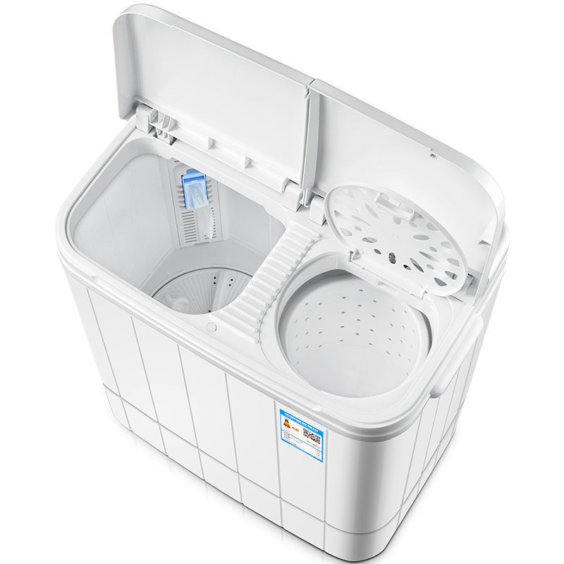 全自动洗衣机双桶洗单一体海飞小型公斤迷你筒宿舍半脱尔家用
