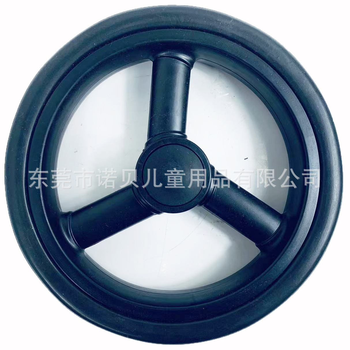 8.5寸购物拉车轮PP塑料轮EVA发泡轮带快拆