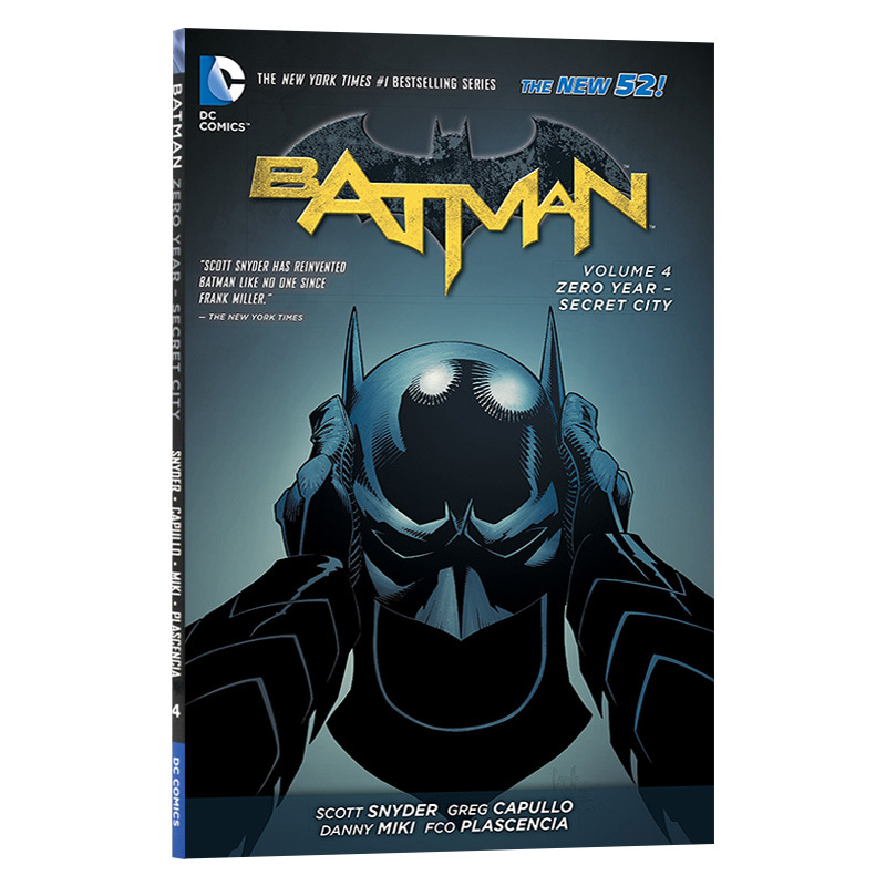 Batman Zero Year Secret City english original Batman Vol 4 Zero Year-Secret City New 52 Batman series comics American DC Comics company English version imported original English books