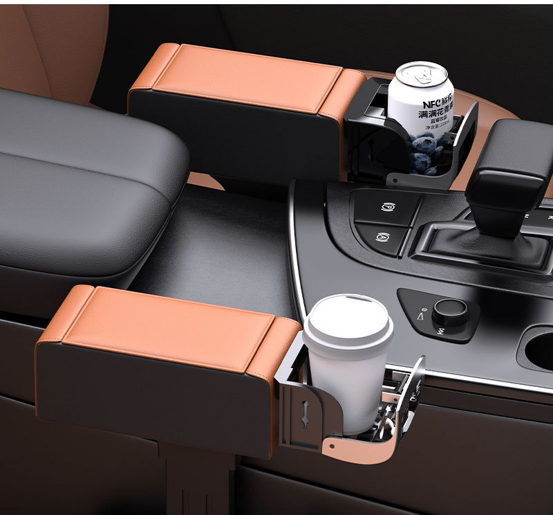 Car Modified Central Armrest Box Pad Elbow Support Storage Cup Holder