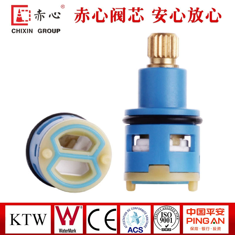 18 мм два отверстия водоразделительный пластиковый сердечник клапана аксессуары для горячего и холодного крана сердечник клапана наружный кран керамический сердечник клапана