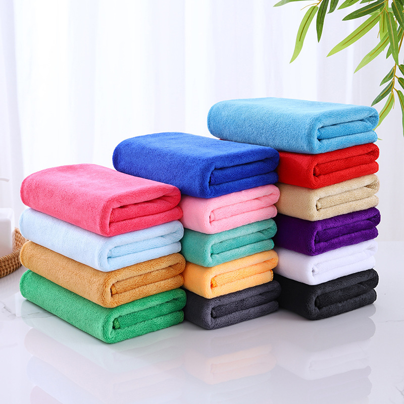 Wholesale microfiber thickened car towel square towel bath towel cleaning cloth multifunctional car wash towel barber shop more
