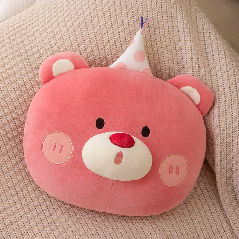 Internet celebridad lindo cumpleaños cerdo dinosaurio almohada de peluche de juguete sofá almohada cama cojín grande regalo para los amantes