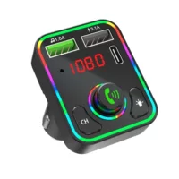 F Series автомобильный MP3-плеер Bluetooth-приемник U диск атмосферный свет Автомобильный MP3 автомобильный прикуриватель F3