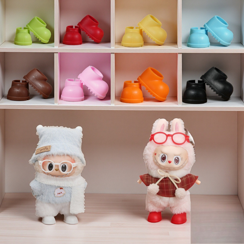 第一、第二、第三世代ラブブ人形 DIY マルチカラーラブブウェアアクセサリー靴レインブーツショートブーツ卸売|undefined