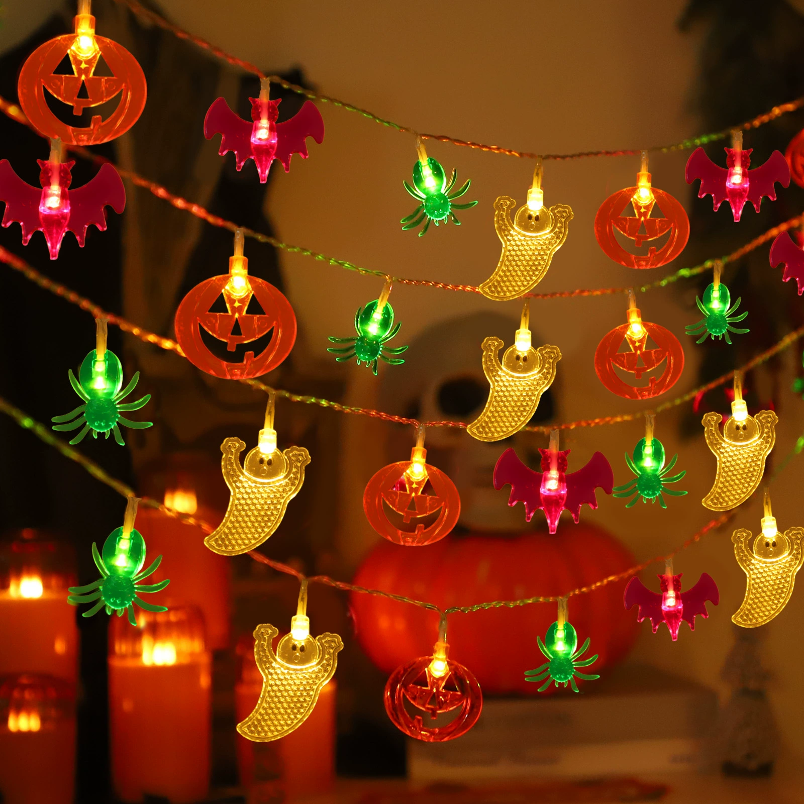 LED travel lights, decorations, halloween, for import