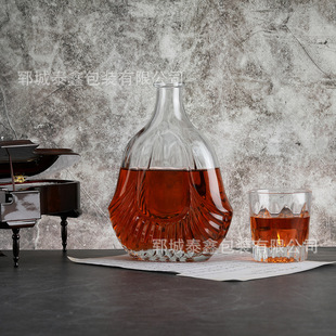 New Creative Crystal White Liquor Bottle, Fruit Wine Bottle, Whiskey Liquor Bottle, Crystal Glass Bottle, Foreign Wine Bottle