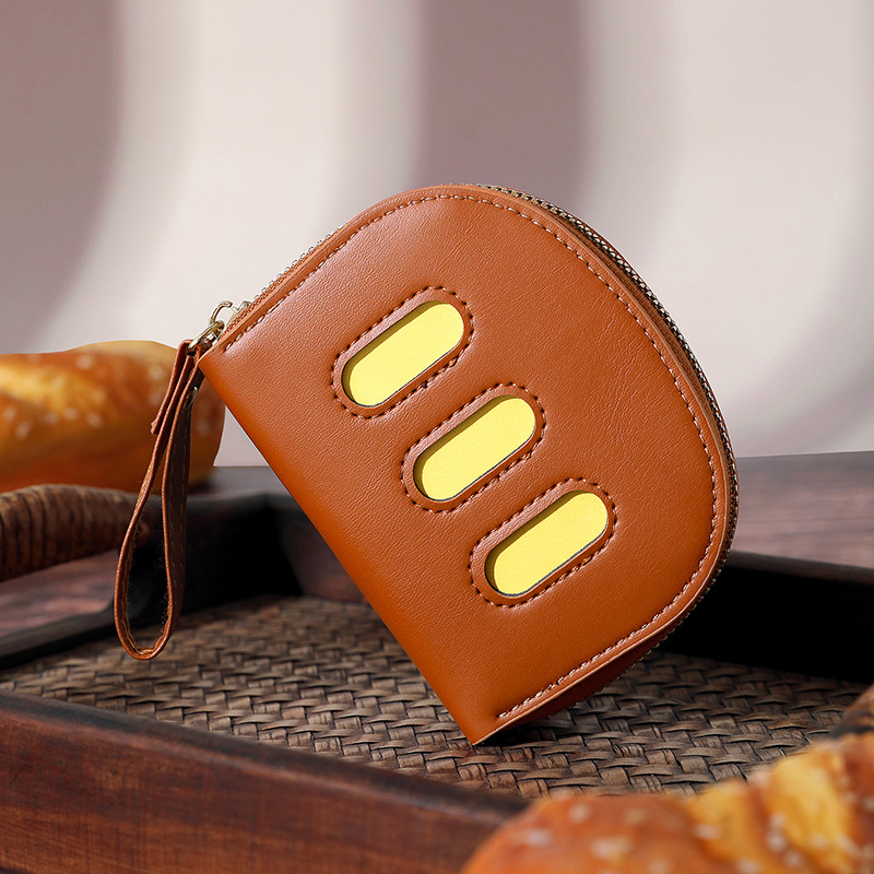 Nueva bolsa de tarjetas de órgano, bolsa de tarjetas de gran capacidad, bolsa de cambio de estudiantes con cremallera encantadora.