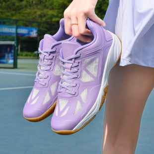 Badminton's new summer single-net professional shoes for men and women, breathable, shock-absorbing, non-slip table tennis shoes for couples, tennis shoes