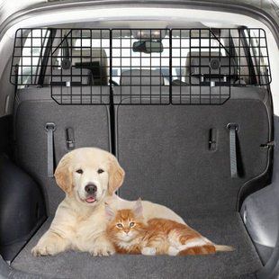 Portable foldable pet car guardrail barrier fence pet car rear car rear seat fence car tool