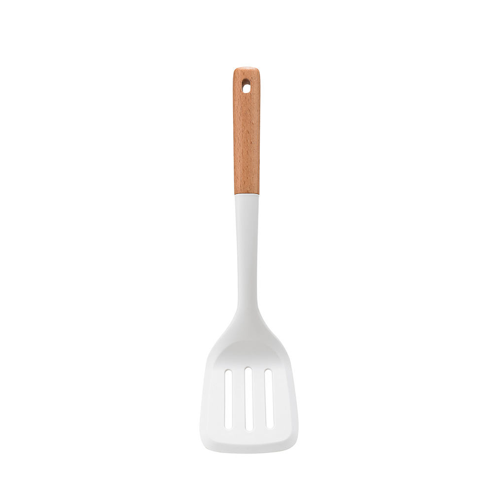 Utensilios de cocina de silicona de 8 piezas de almacenamiento de silicona pala espátula cuchara de cocina herramientas de cocina traje