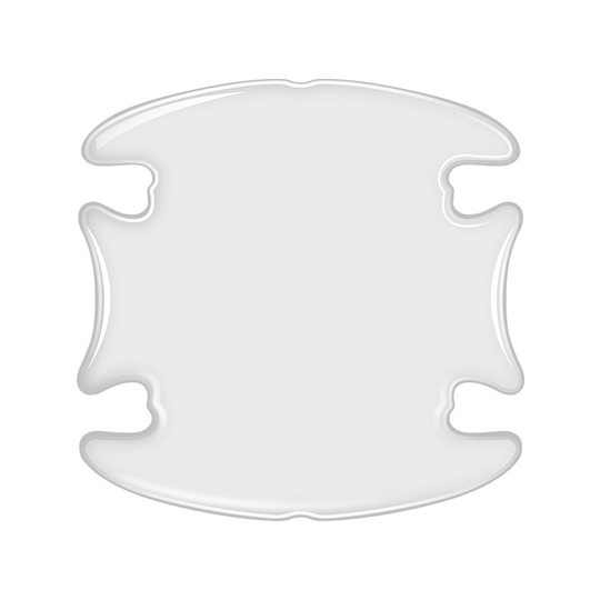 Car Door Bowl Protective Sticker Car Door Handle Sticker Transparent Universal Handle Door Edge Anti-collision Strip Anti-scratch Sticker Decorative Supplies