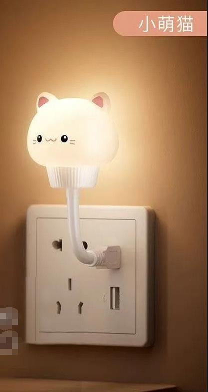 ミニナイトライトポータブルUSBライト寝室USBナイトライトLEDナイトライトUSBラウンドライトポータブルナイトライト|undefined