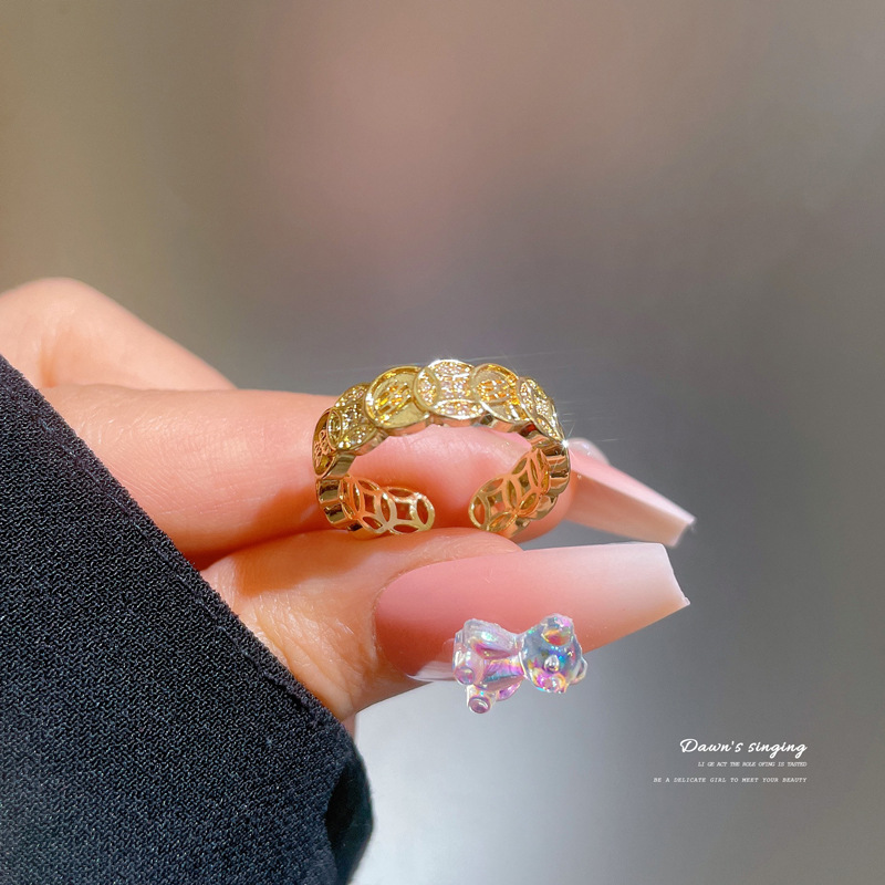 Partnerring Damen, Verstellbarer Luxus Designer Ring Mode_voghion.com