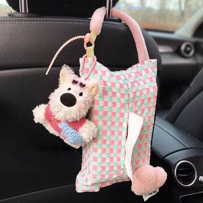 Seat Tissue Bag, Hanging Tissue — Car tissue box/set