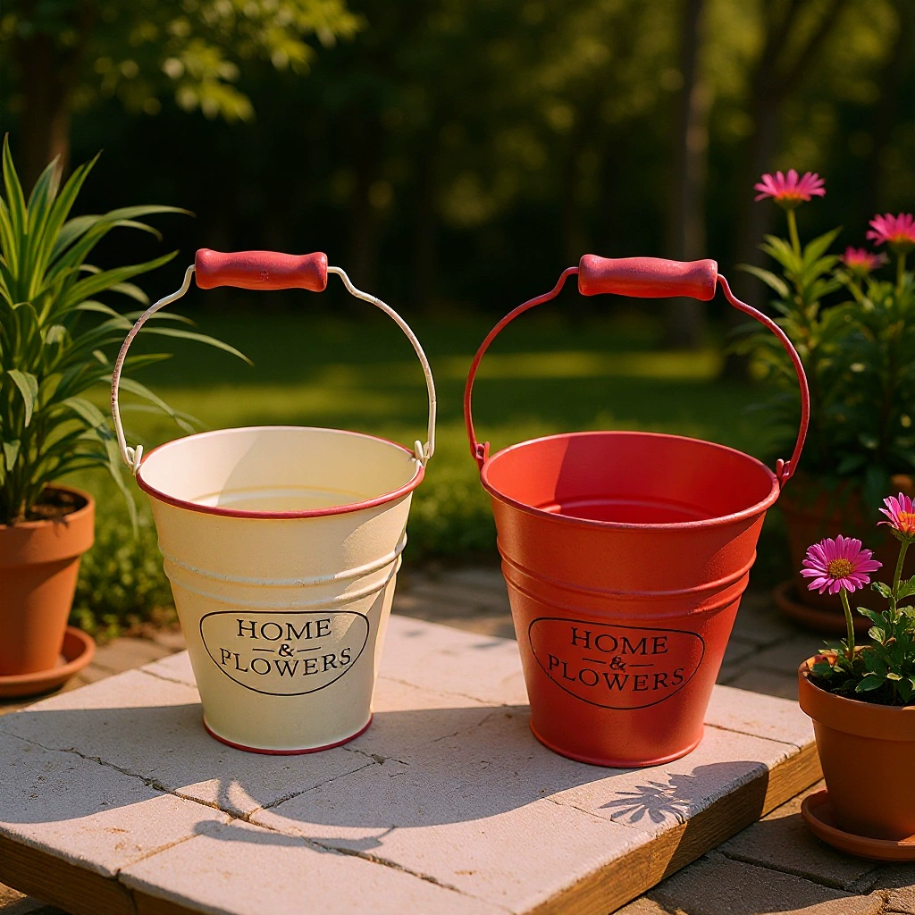 В наличии креативная ручная работа с Оловянным ведром LOGE Подарочная серия цветочные горшки украшения для дома