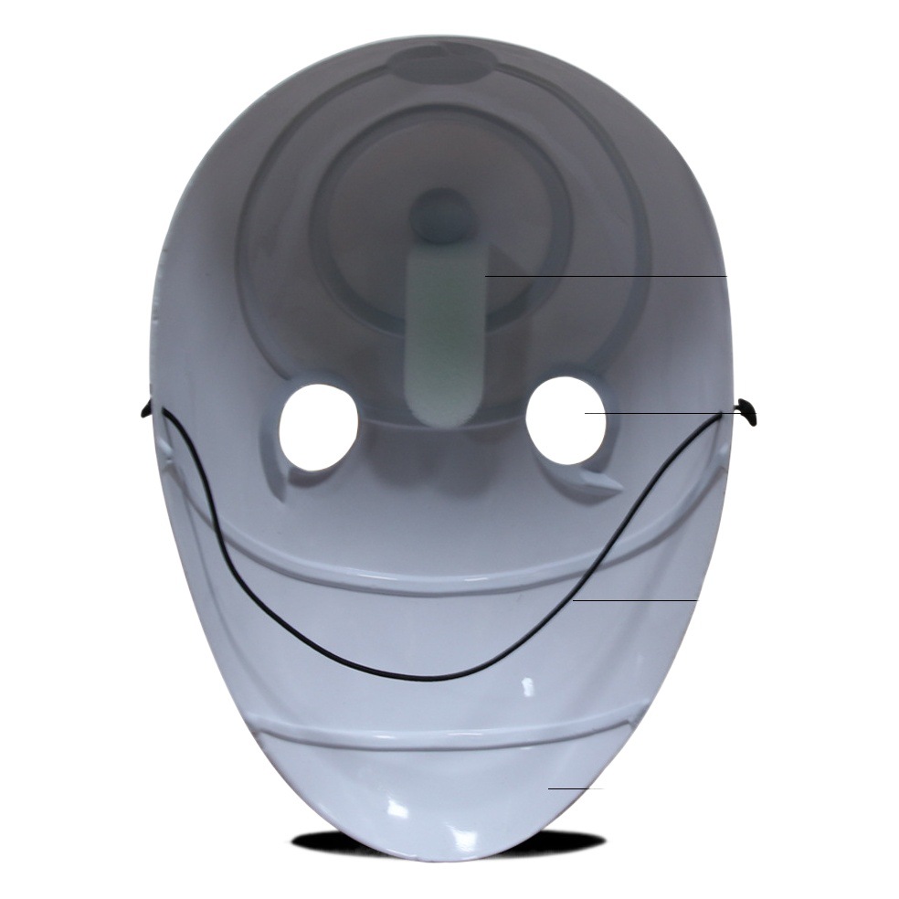Figura de anime ninja COS Obito máscara facial completa máscara de Obito máscara de Afei Uzumaki disfraz de Halloween