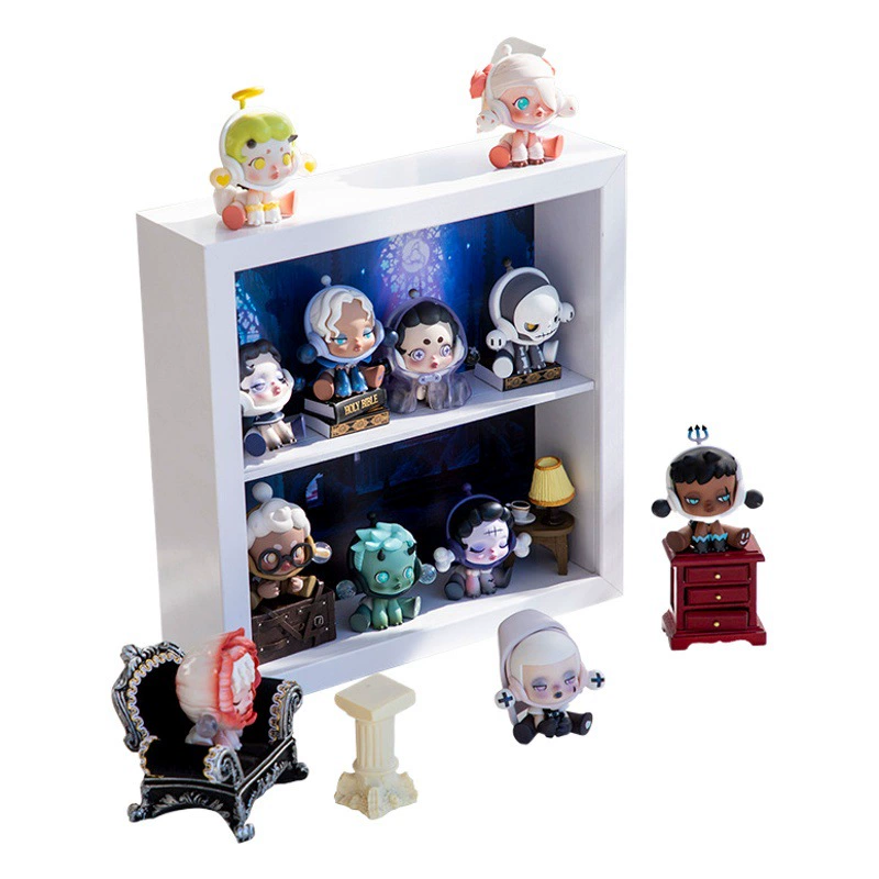 Ящик для хранения Bubble Mart витрина кукла витрина шкаф настенный пейзаж трехмерный прозрачный ручной работы слепой ящик для хранения фоторамка
