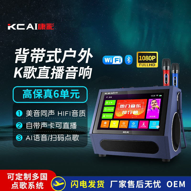 Video Sharing Ktv Audio Paid Scan Code Karaoke Machine Karaoke Speaker Integrated Karaoke Touch Screen All-In-One Machine