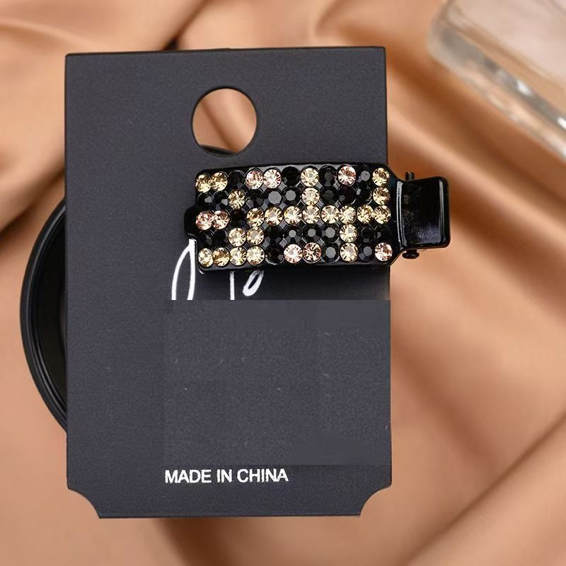 Rhinestone hairpin champagne color