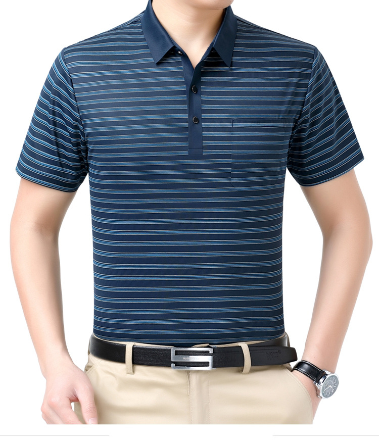 B6960 1810K ÁO THUN NAM SHED)ST NGẮN TAY TRUNG NIÊN THỜI TRANG NAM LỤA TƠ TẰM G05 SẢN PHẨM MỚI