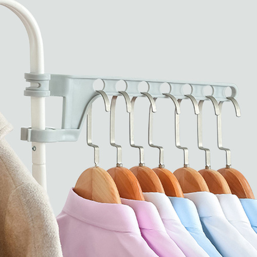 Porous clothes hanger hook portable travel clothes drying rack multi-functional business trip travel dormitory student clothes support storage rack