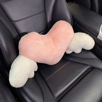 Cartoon Cute Rear Ventilated Seat: Multi-function pad - heart-shaped-lumbar-support