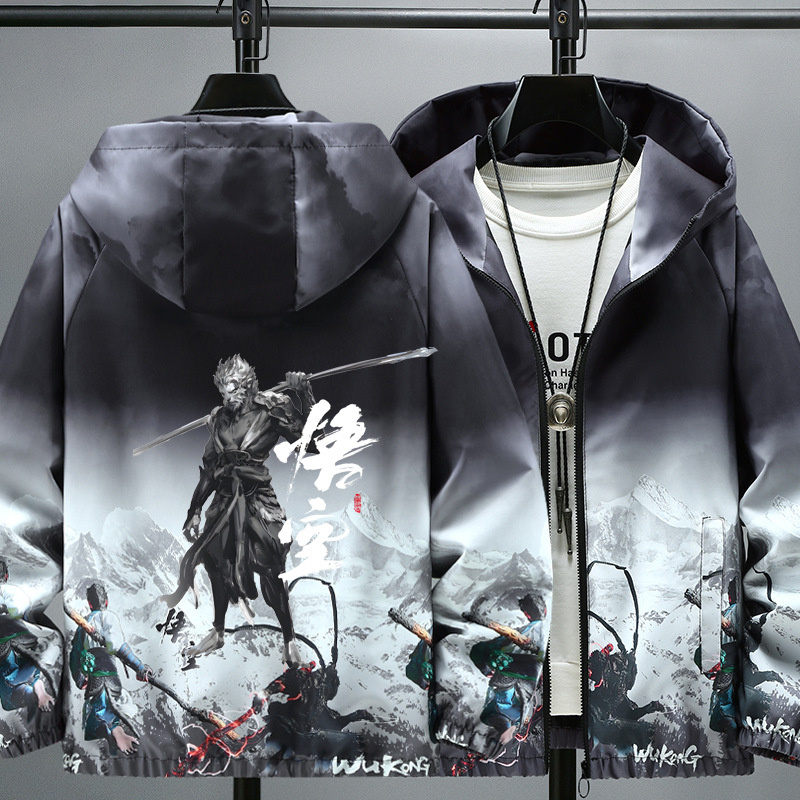 外套男士春秋季褂子2025新款韩版潮流帅气百搭夹克青少年学生上衣