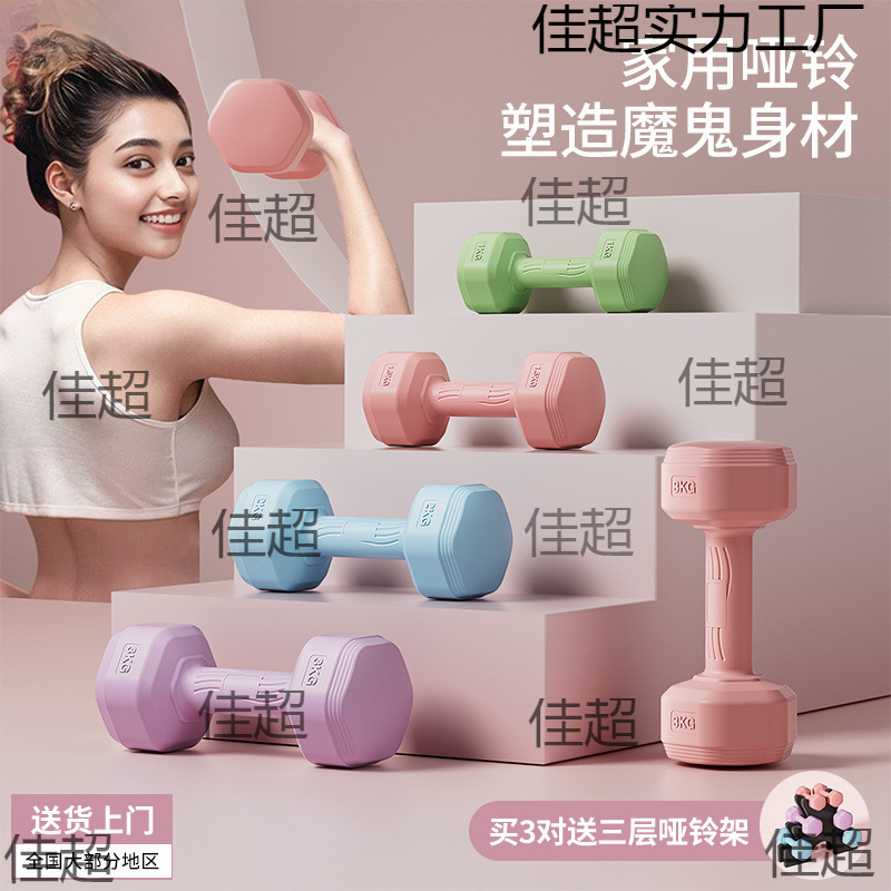Fitness Equipment for Home Use for Women, Teenagers, Small Dumbbells, Dumbbells, Belly Women's Slim Barbells, Kettlebells, a Pair of Children