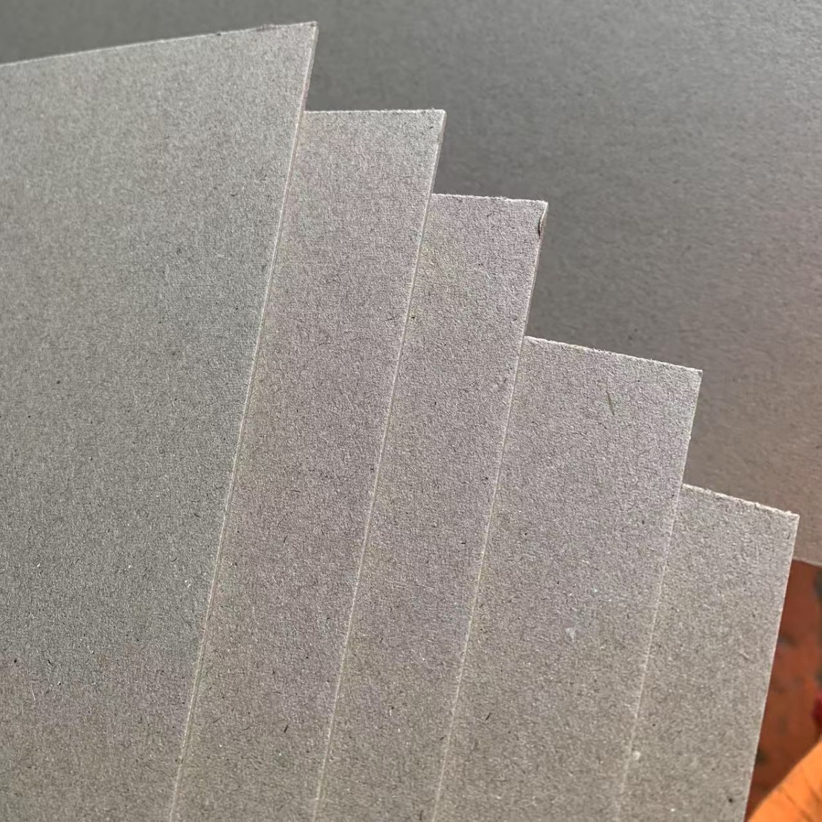 A3灰板纸A4硬纸板8K灰卡纸1.0至3.0mm厚标精装封面封皮灰色纸板