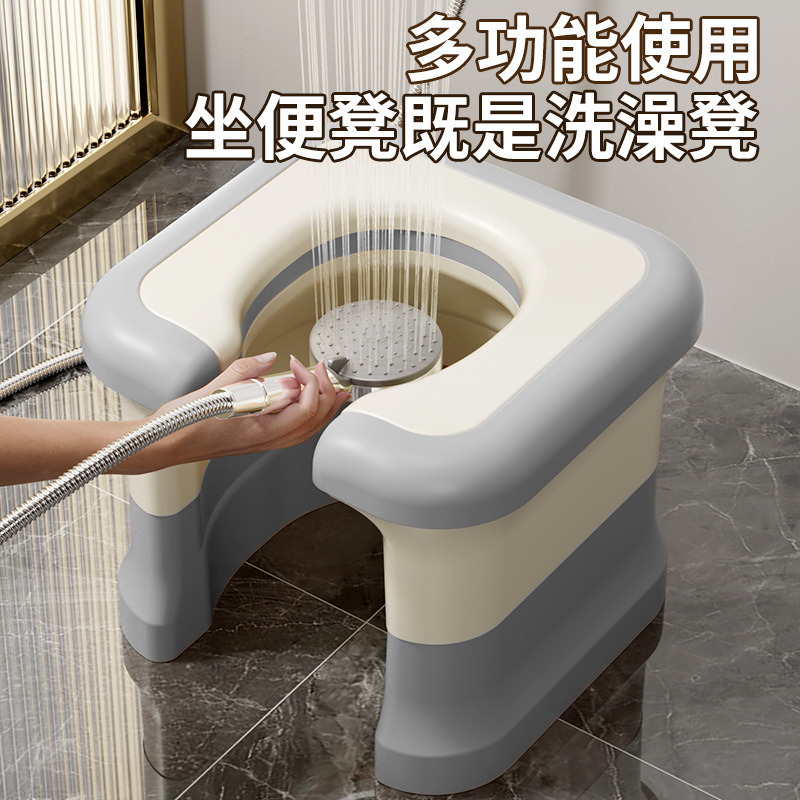 成人蹲便改坐便椅家用蹲厕马桶坐架孕妇老人上厕所便携式辅助凳子|undefined