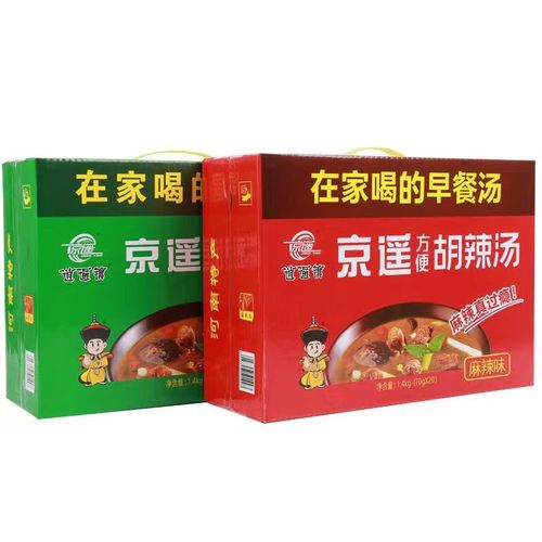 Authentic Henan specialty Xiaoyao Town Jingyao Hu spicy soup spicy beef breakfast instant soup hot and sour soup