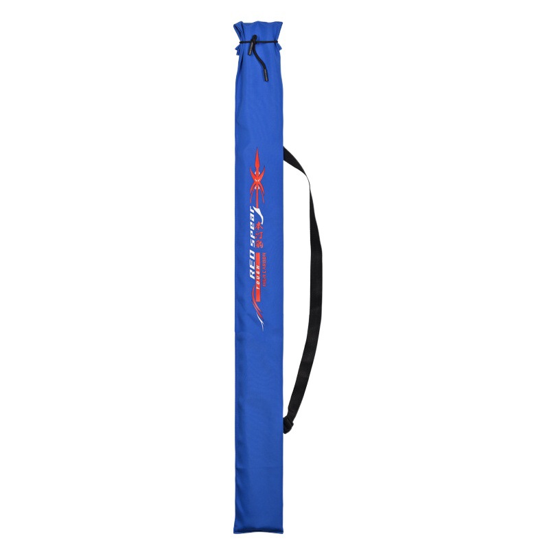 Folding Oxford cloth fishing rod long section fishing rod bag with strap single layer multi-functional 1.25 m Rod bag fishing gear bag