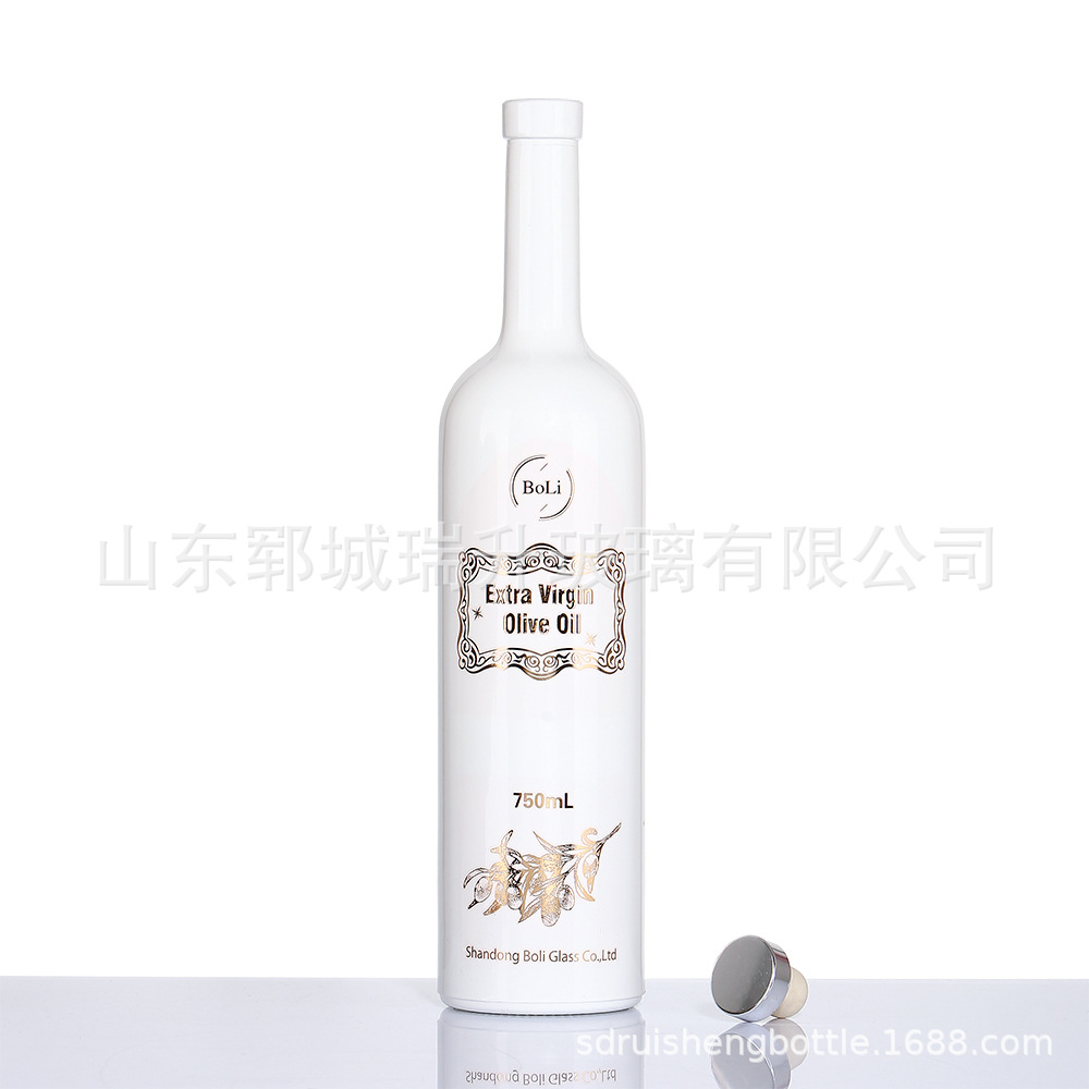 源头厂家茶油瓶菜籽油麻油瓶晶白料橄榄油瓶各种洋酒瓶玻璃空酒瓶