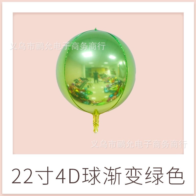クロスボーダー 10/15/18/22/32 インチ 4D ラウンドアルミ箔アルミフィルムバルーン誕生日パーティーショッピングモールイベント装飾ボール|undefined