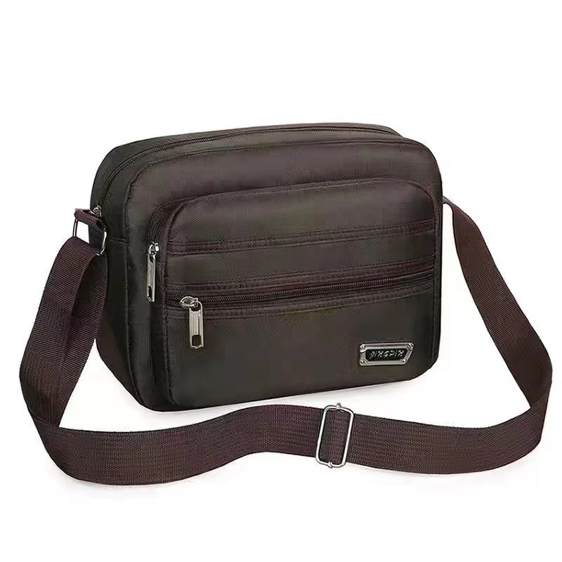 Bolso bandolera de tela de nylon para hombres de verano Bolsa de hombro para hombres Bolsa multiusos de ocio al aire libre Moda de comercio exterior Bolsa de hombro para hombres