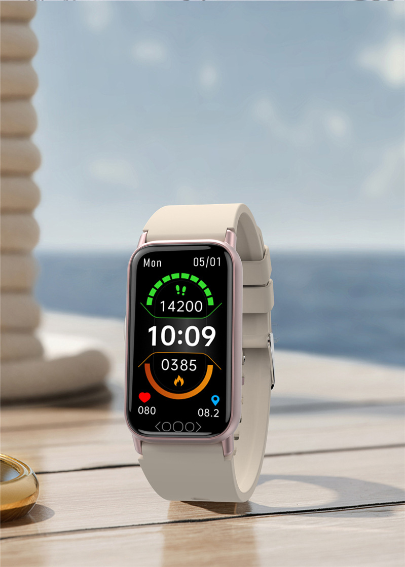 The new cross-border TK72 smartwatch is a remote care fitness band for blood sugar, heart rate, blood pressure, blood oxygen and body temperature monitoring undefined