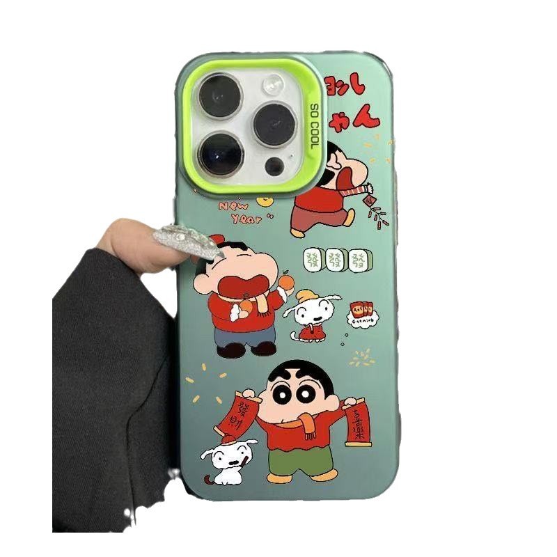 Nueva caricatura para iphone16 funda para teléfono móvil Apple 15promax/14 anti-caída 13pro/12/lindo 11