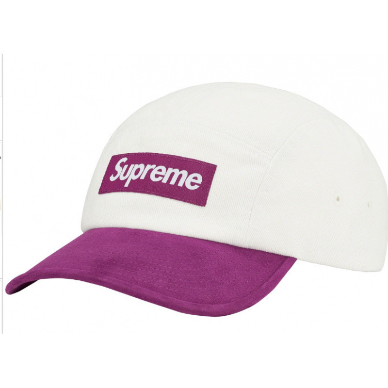 23SS Ventile Camp Cap联名防水棉鸭舌帽棒球帽拼色SUEDE VISOR S|undefined
