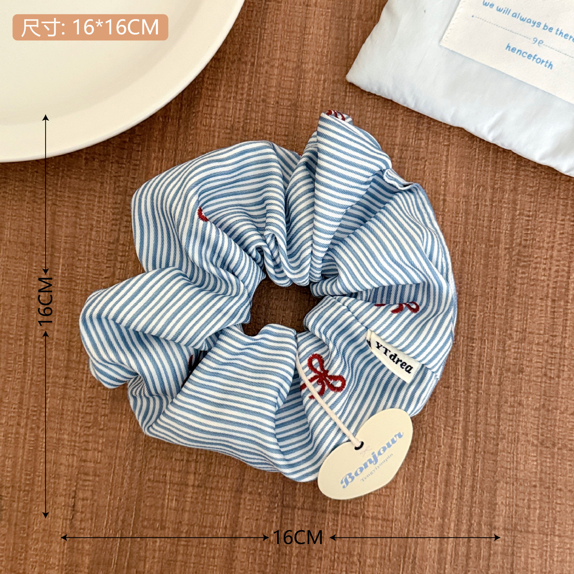 Estilo coreano de alta apariencia de encaje de intestino grueso banda de pelo accesorios para el cabello cuerda de pelo de corazón de niña de todo fósforo pequeño Qing nuevo tocado de cola de caballo de gran altura al por mayor