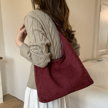 简约红色磨砂质感托特包子母包女包2025新款大容量百搭单肩通勤包