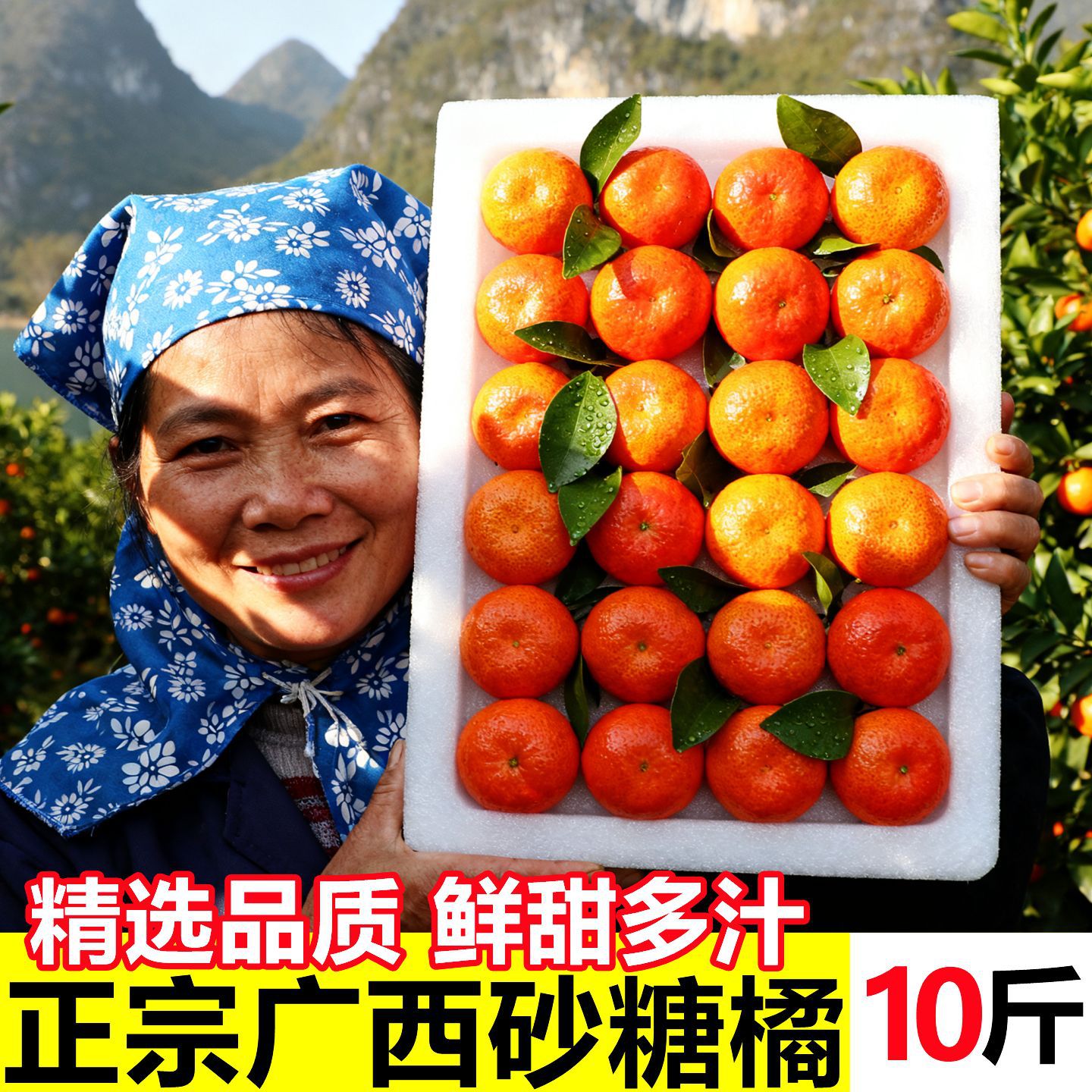 正宗广西砂糖橘当季新鲜10斤水果小橘子无籽金秋沙糖桔橘桔子整箱