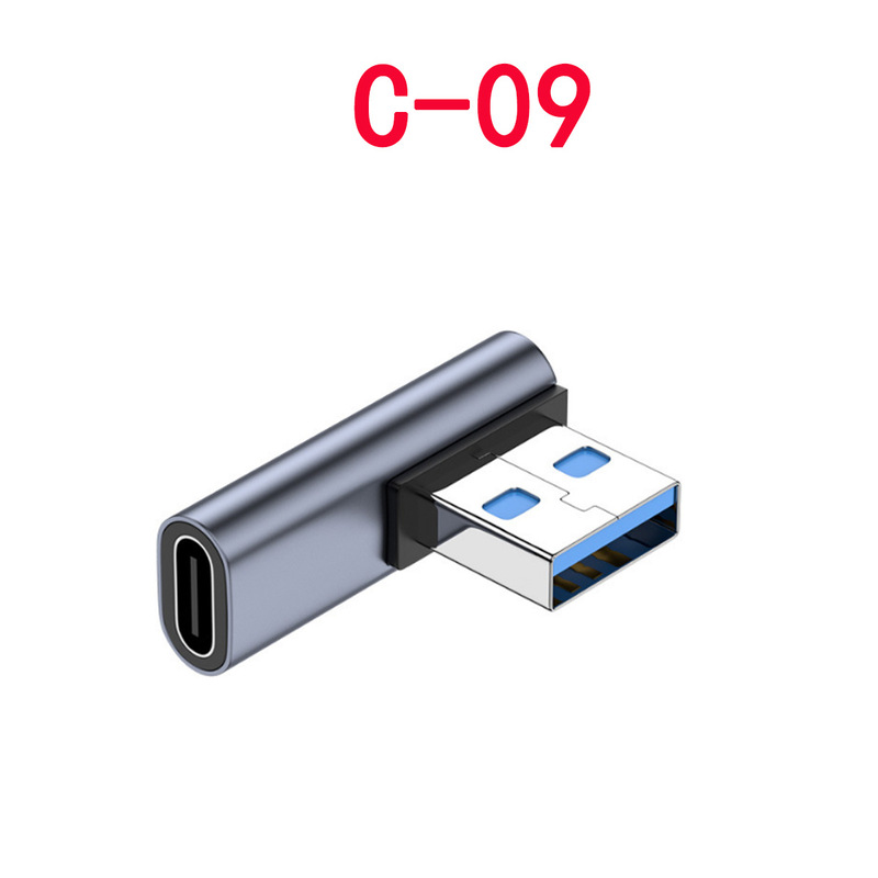 Type cアダプタusb 3.1アダプタ雷インターフェイス磁気プラグ公転母延長エルボ|undefined