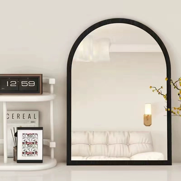 [Black] Retro arched mirror 35*55cm (small size)
